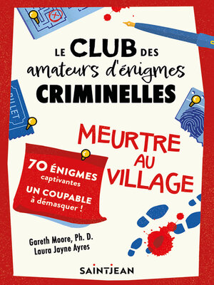 cover image of Le club des amateurs d'énigmes criminelles. Meurtre au village